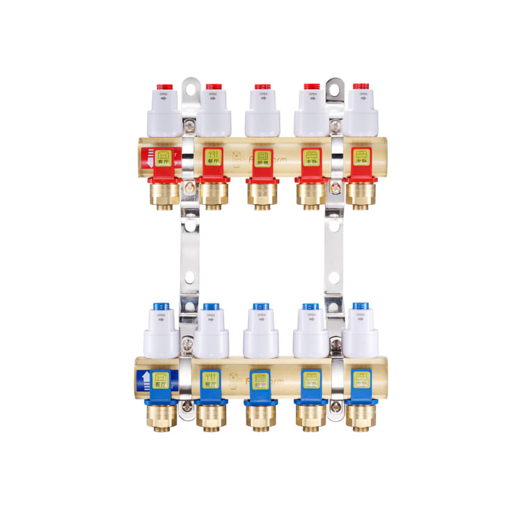 FW-201-S 黄铜分集水器手动型